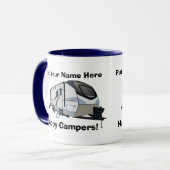 Keystone Cougar 26RBS halve toneraanhangwagen Mok (Voorkant links)