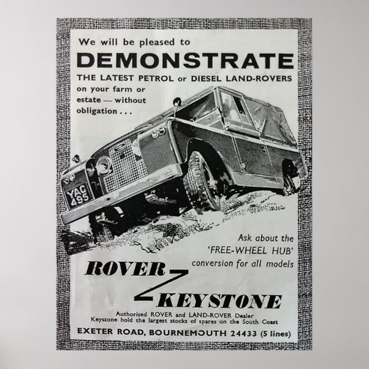 Keystone Demonstration poster (Voorkant)