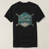 Keystone Mannen Retro Keystone T-shirt (Design voorkant)
