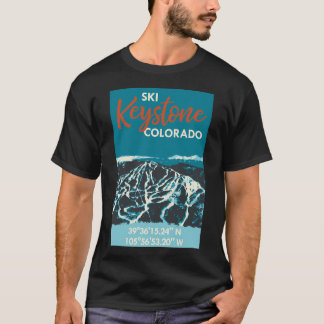 Keystone Mountain  Ski Poster T-shirt