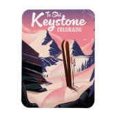 Keystone om te skiën magneet (Verticaal)