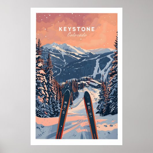 Keystone Ski-poster - Colorado 1 Poster (Voorkant)
