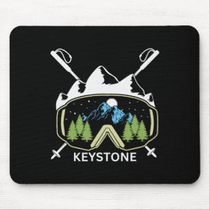 Keystone Ski Resort Colorado Skien Souvenir  Muismat