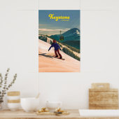 Keystone Snowboarden Reisposter Poster (Keuken)