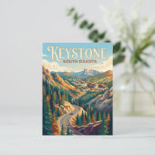 Keystone South Dakota Briefkaart (Staand voorkant)