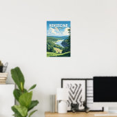 Keystone State Park Pennsylvania Reis Vintage Poster (Thuiskantoor)