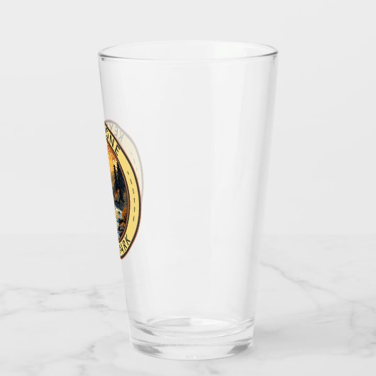 Keystone State Park Pennsylvania Travel Art Badge Glas (Links)