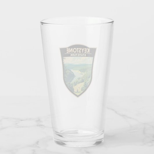 Keystone State Park Pennsylvania Travel  Glas (Achterkant)