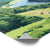 Keystone State Park Pennsylvania Travel  Poster (Hoek)