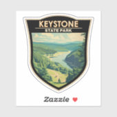 Keystone State Park Pennsylvania Travel  Sticker (Vel)