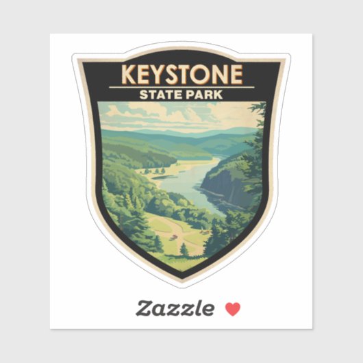 Keystone State Park Pennsylvania Travel  Sticker (Vel)