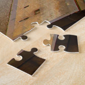 Keystone West Virginia.Kerstgroet Legpuzzel (Zijkant)