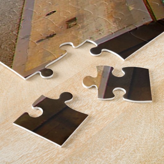 Keystone West Virginia.Kerstgroet Legpuzzel (Zijkant)