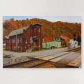 Keystone West Virginia.Kerstgroet Legpuzzel (Horizontaal)