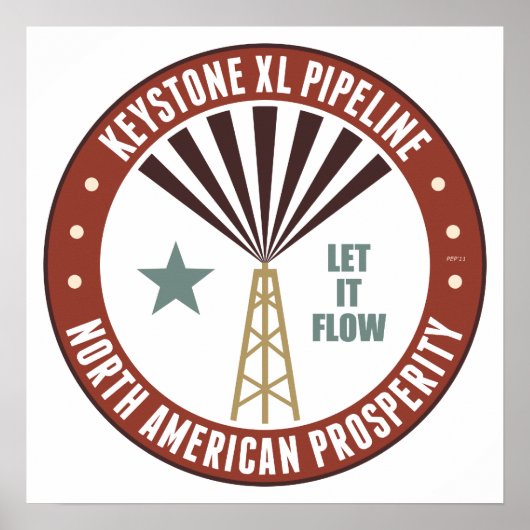 Keystone XL Pipeline Poster (Voorkant)