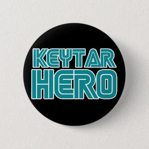 Keytar Hero Gamer meest gekke bestseller Ronde Button 5,7 Cm
