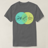 Keytar Platypus Venn Diagram T-shirt (Design voorkant)