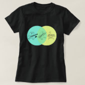 Keytar Platypus Venn Diagram T-shirt (Design voorkant)