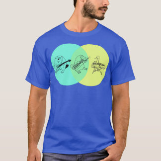 Keytar Platypus Venn Figuur 1 T-shirt