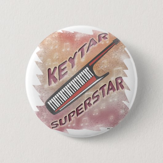 Keytar Superstar Ronde Button 5,7 Cm (Voorkant)