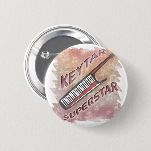 Keytar Superstar Ronde Button 5,7 Cm (Voorkant /achterkant)