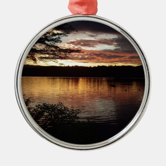 Kezar Lake - Maine Metalen Ornament (Voorkant)