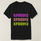 KFBR392 Licentie Bord Retro 1980s Design T-shirt (Design voorkant)