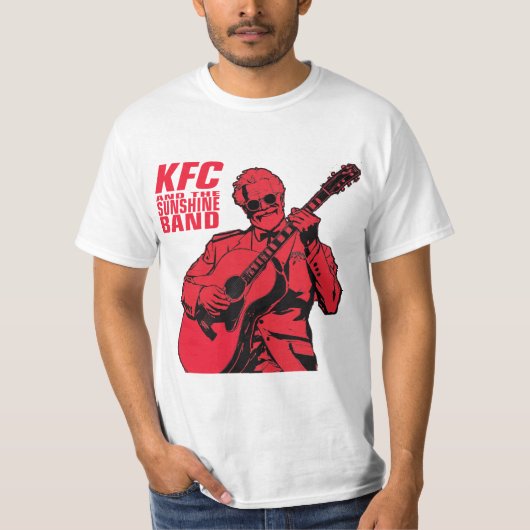 KFC en de Sunshine Band - Gitaar Han Front T-shirt (Voorkant)
