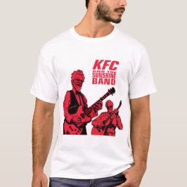 KFC en de Sunshine Band met gitaar Han on Back T-shirt