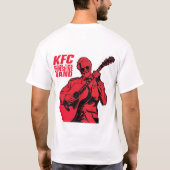 KFC en de Sunshine Band met gitaar Han on Back T-shirt (Achterkant)