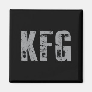 Kfg Blijf Doorgaan Militaire Stijl  Magneet
