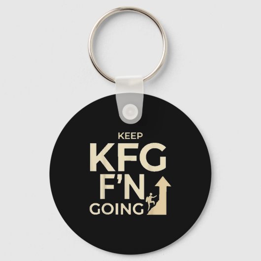KFG Keep F'n Going Militaire stijl Sleutelhanger (Voorkant)