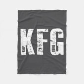 Kfg Keep F'n Going Military Style  Fleece Deken (Voorkant)
