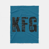 Kfg Keep F'n Going Military Style  Fleece Deken (Voorkant)