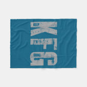 Kfg Keep F'n Going Military Style  Fleece Deken (Voorkant (Horizontaal))