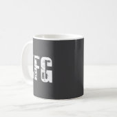Kfg Keep F'n Going Military Style  Koffiemok (Voorkant links)