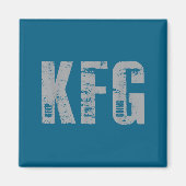 Kfg Keep F'n Going Military Style Magneet (Voorkant)