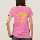 KFG voor vrouwen Woensdag 2007 T-shirt (Achterkant)