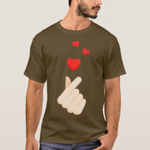 KFinger Hearts Zuid-Korea Muziek Liefde T-shirt