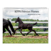 KFPS Friesian Horses Kalender (Hoes)