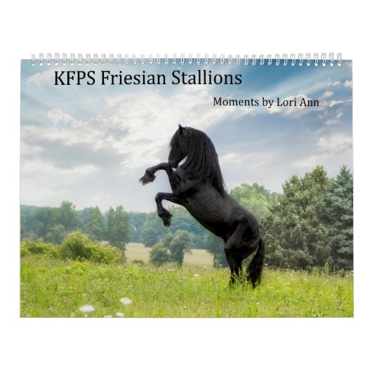 KFPS Friesian Stallion Calendar Kalender (Hoes)
