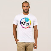 KFSSI-Logo op Cotton T-Shirt (Voorkant volledig)