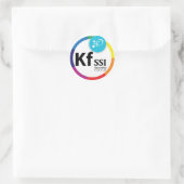 KFSSI-Stickers Ronde Sticker (Tas)