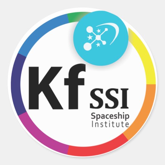 KFSSI-Stickers Ronde Sticker (Voorkant)