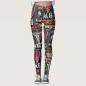 KG Dardannamay Photo Wall Leggings (Voorkant)