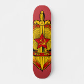 KGB Badge Sovjet / Russisch / USSR Persoonlijk Skateboard (Voorkant)
