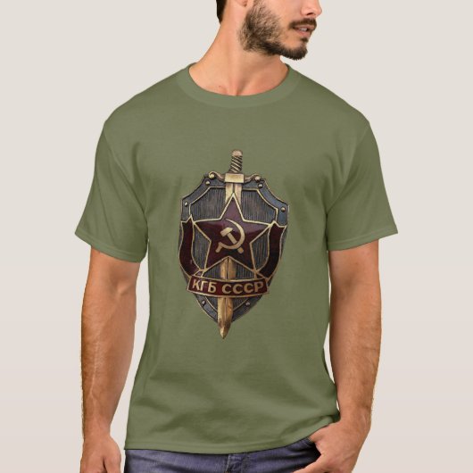 KGB Badge T-shirt (Voorkant)