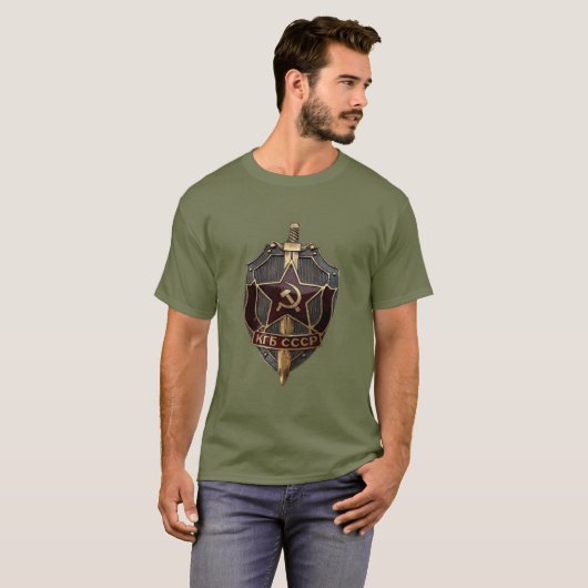 KGB Badge T-shirt (Voorkant volledig)