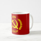 KGB CCCP Hammer en Sickle Koffiemok (Voorkant rechts)