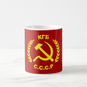 KGB CCCP Hammer en Sickle Koffiemok
